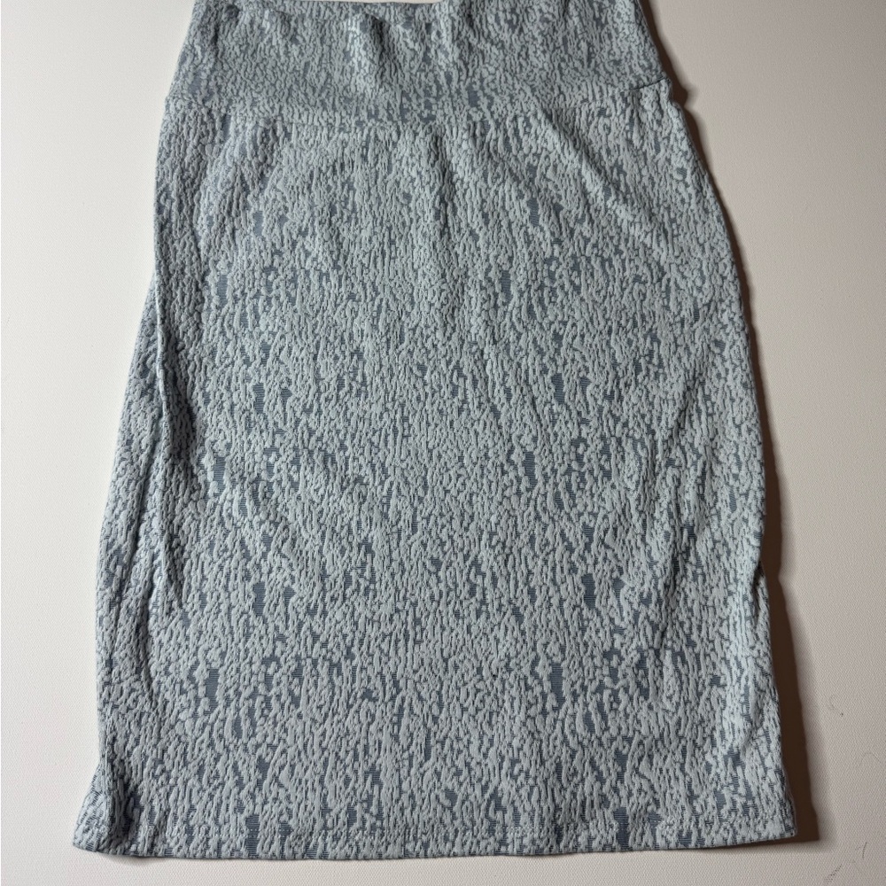 LuLaRoe Textured Gray Pencil Skirt
